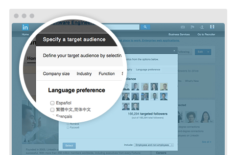 Ciblage Linguistique LinkedIn Ciblage Linguistique LinkedIn