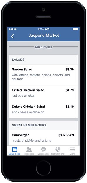 Menu Restaurant